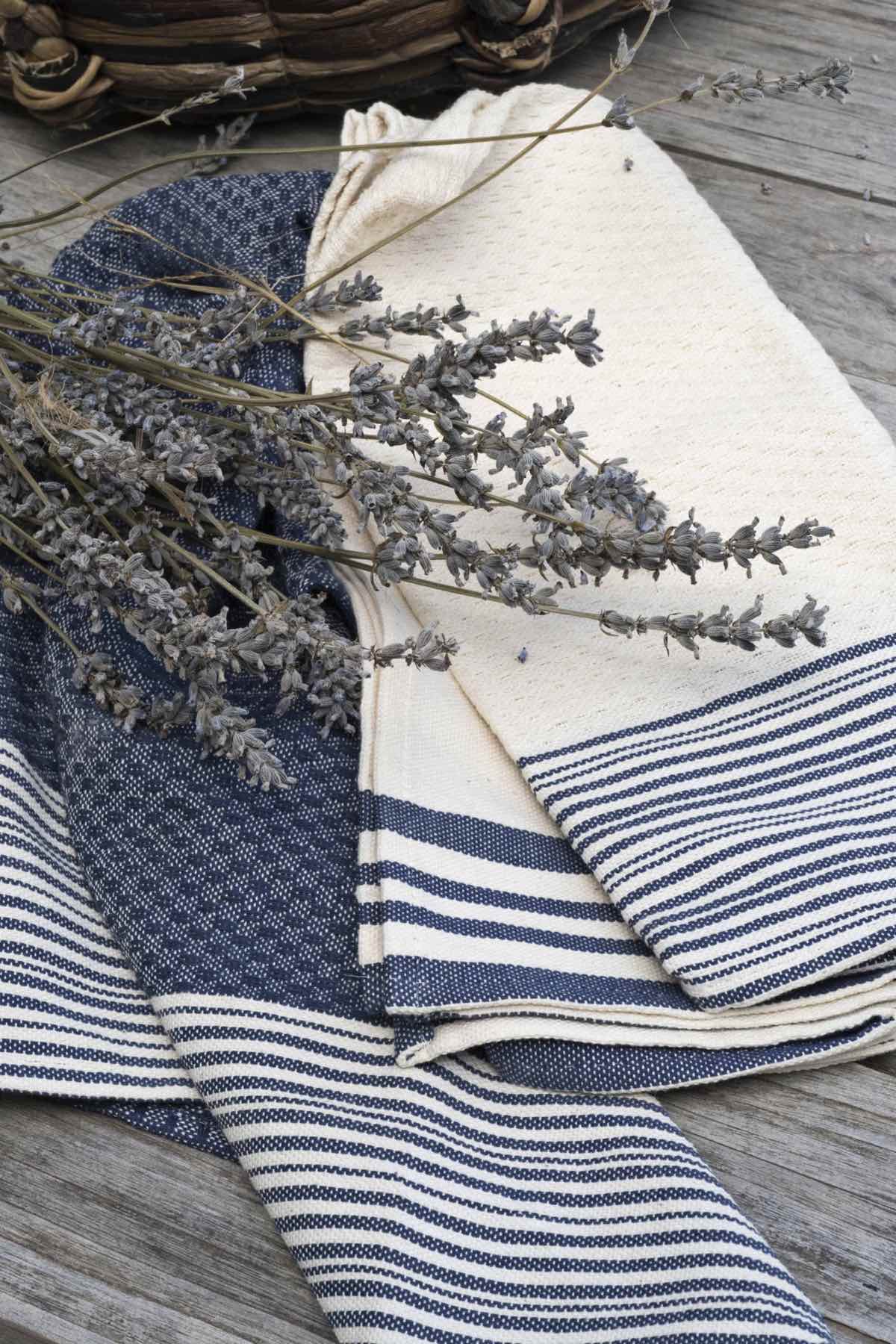 Mahdia - Torchon (X3) - Bleu Jean