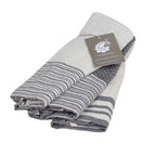 Mahdia - Tea towel (X3) - Medium Gray