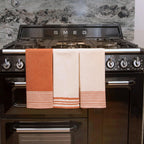 Mahdia - Paño de cocina (X3) - Tomette Rojo