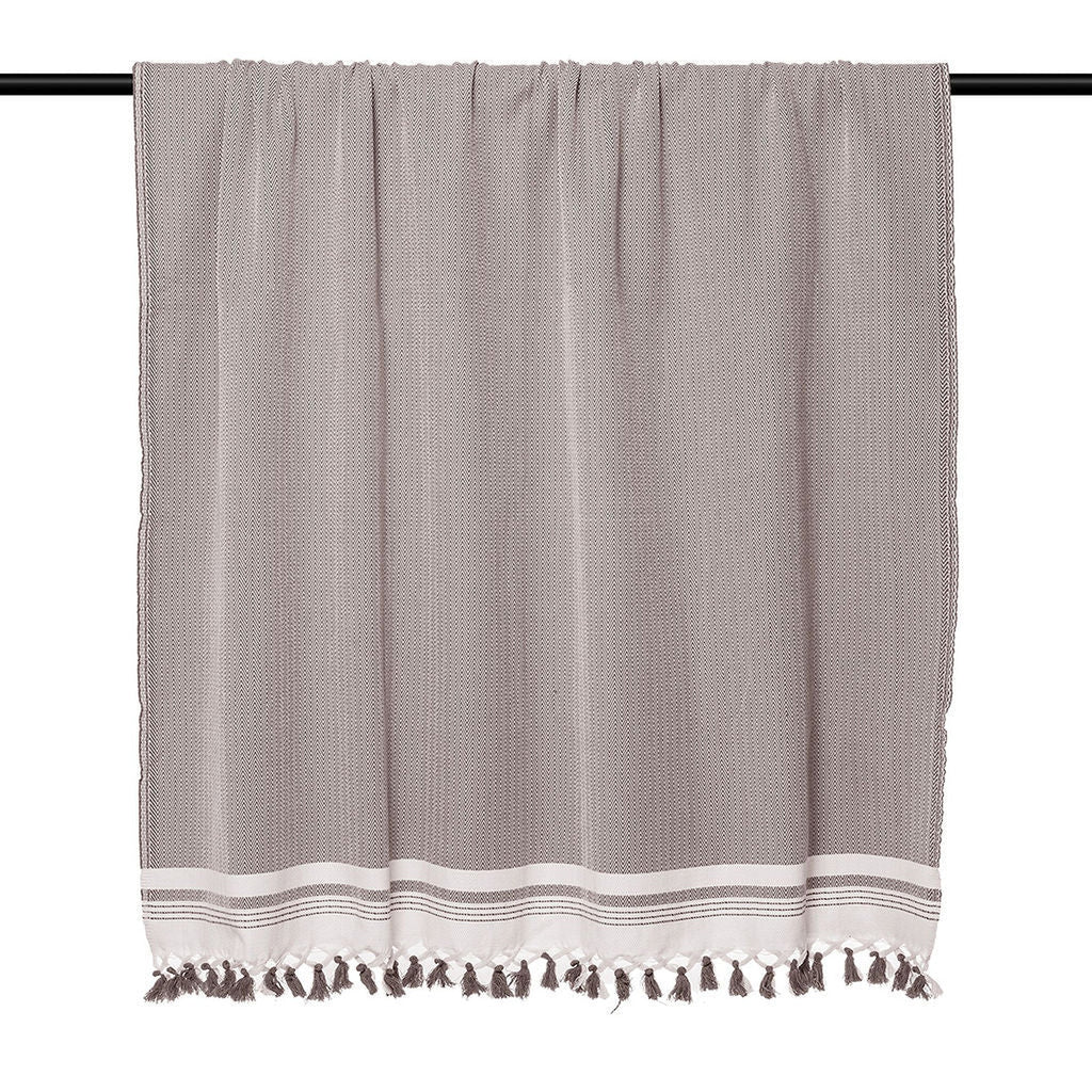 Ivan - Throw - Cotton - Taupe