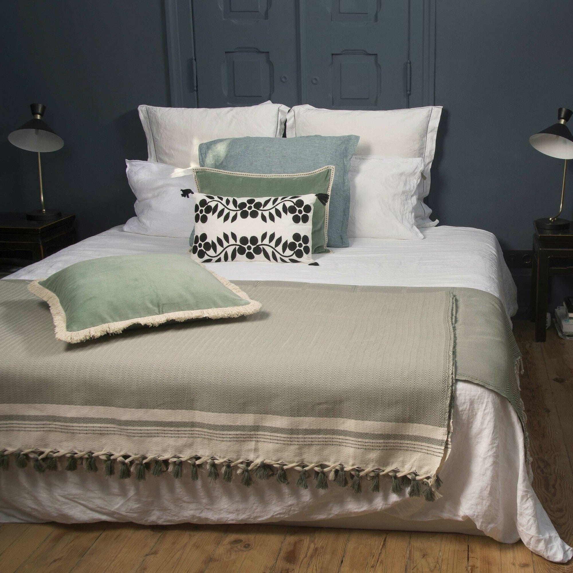 Ivan - Plaid - Coton - Vert Olive