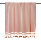 Ivan - Throw - Cotton - Terracotta