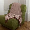 Stockholm - Throw - Cotton - Red