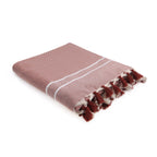 Stockholm - Throw - Cotton - Red