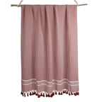 Stockholm - Throw - Cotton - Red