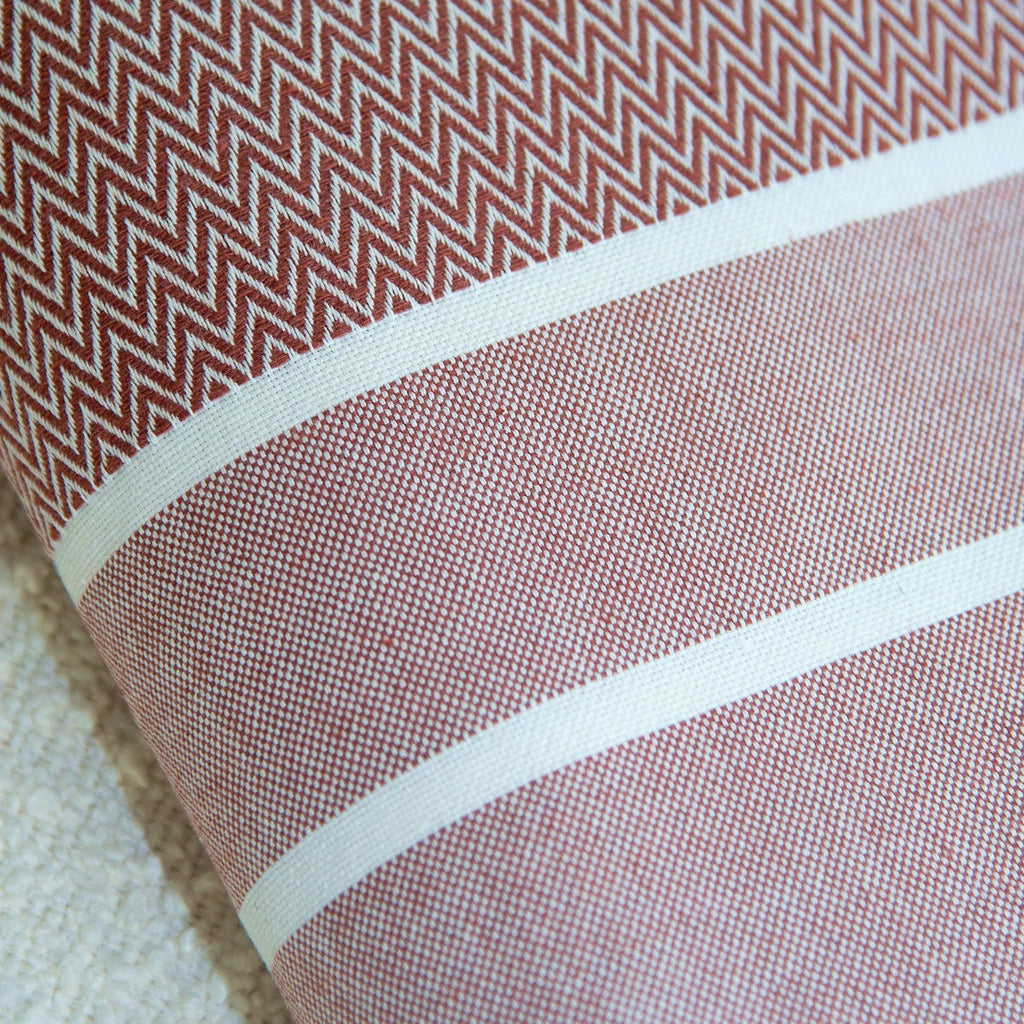 Stockholm - Throw - Cotton - Red