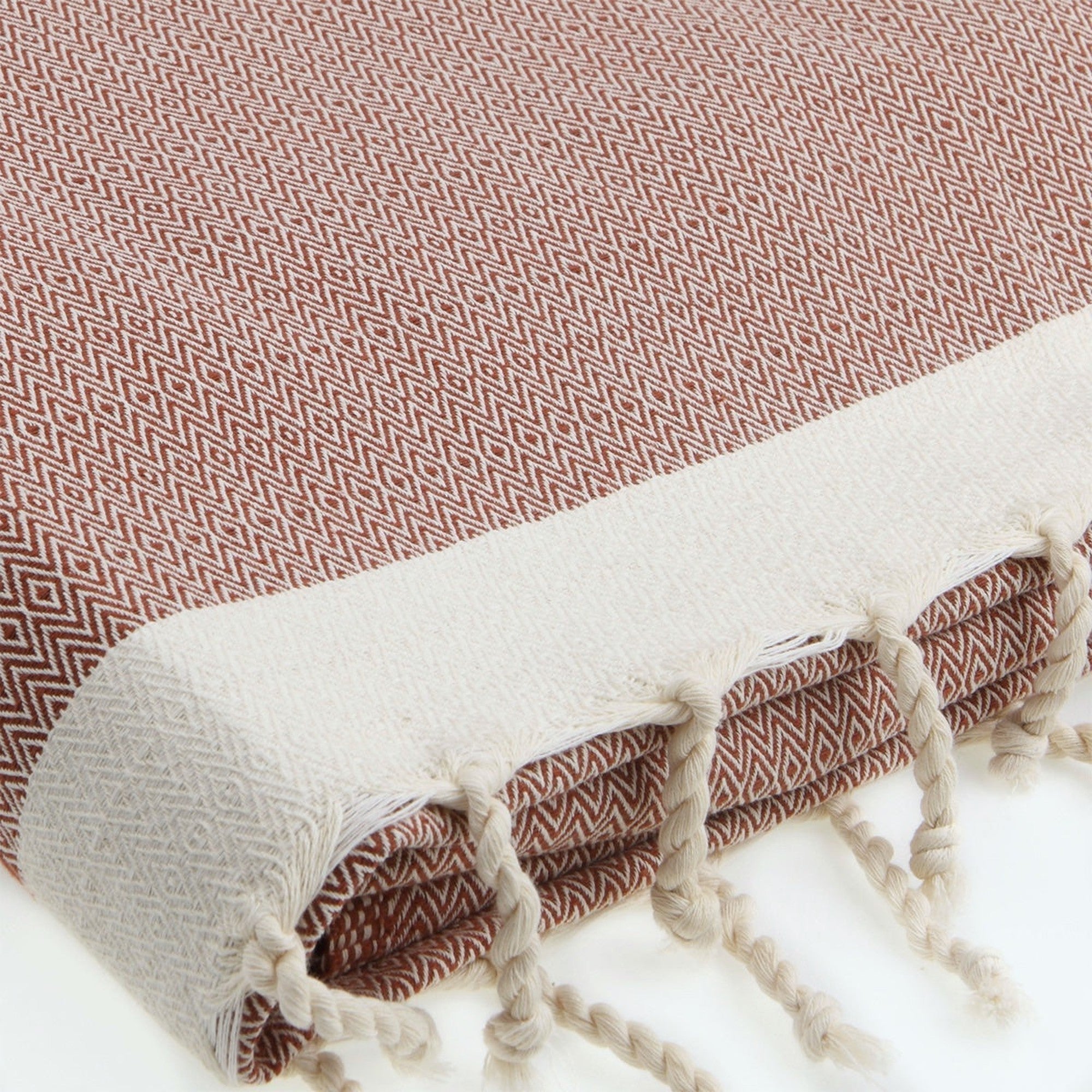Courchevel - Plaid - Coton - Tomette