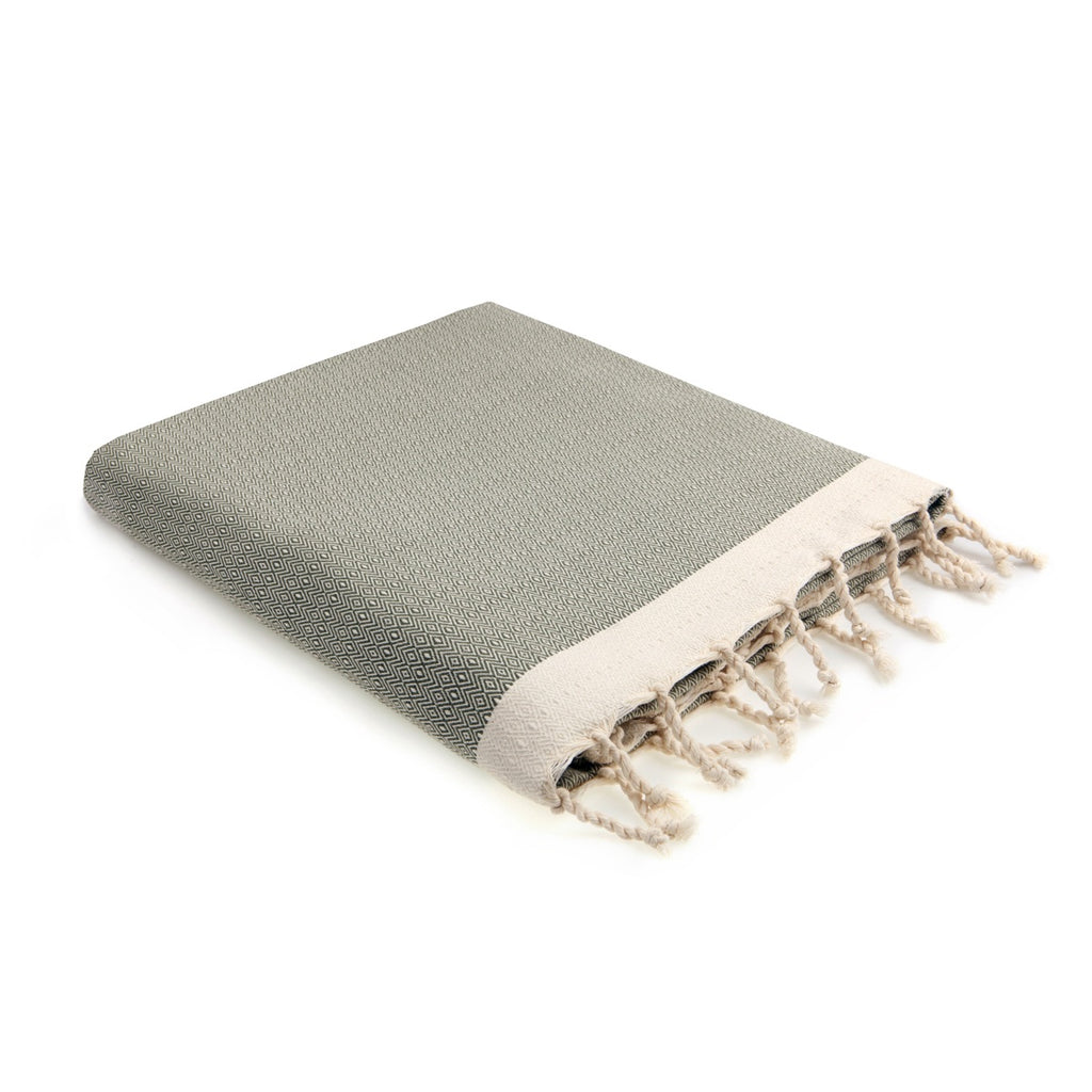 Courchevel - Throw - Cotton - Green
