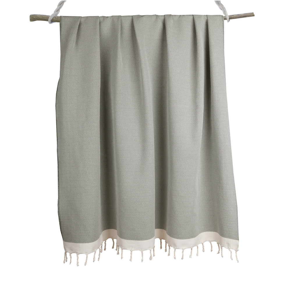 Courchevel - Throw - Cotton - Green