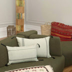 Cotton Cushion Cover 50X30 - Hana - Olive Green