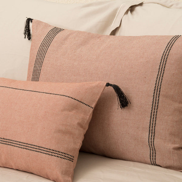 Cotton Cushion Cover 50X30 - Hana - Tomette Red