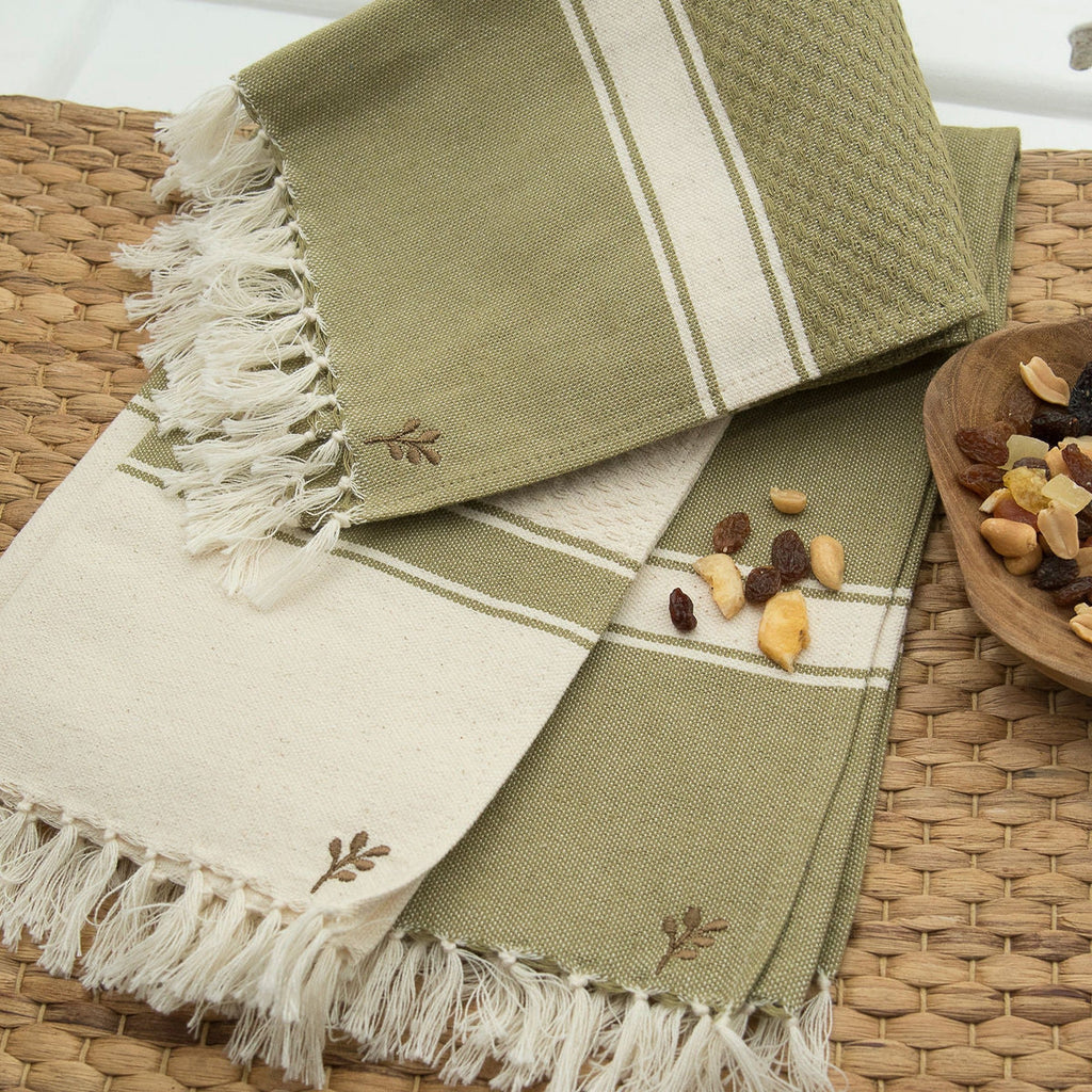Marsa - Paño De Cocina (X3) - Verde Tilo