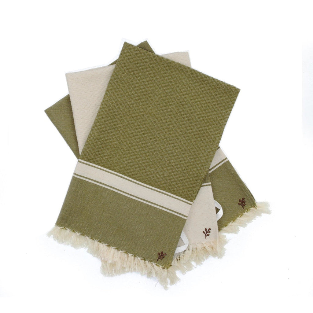 Marsa - Paño De Cocina (X3) - Verde Tilo
