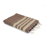 Hamptons - Fouta Honeycomb - Moca/Oro