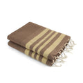 Hamptons - Fouta Xxl - Moka/Or