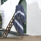 Malibu - Pack of 2 Foutas - Denim Blue