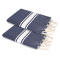 Malibu - Pack of 2 Foutas - Pearl Gray
