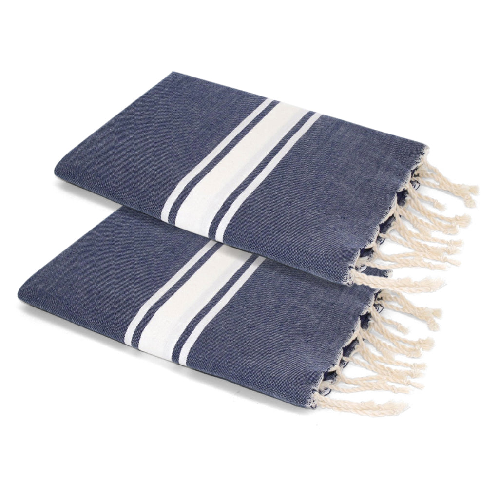 Malibu - Pack of 2 Foutas - Pearl Gray