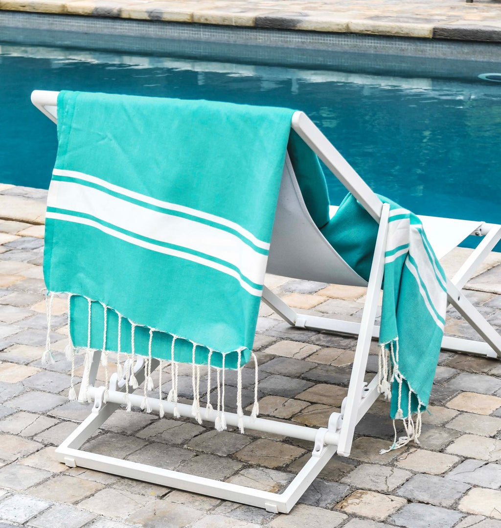 Malibu - Set of 2 Foutas - Turquoise Green