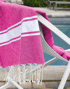 Malibu - Set of 2 Foutas - Fuchsia Pink