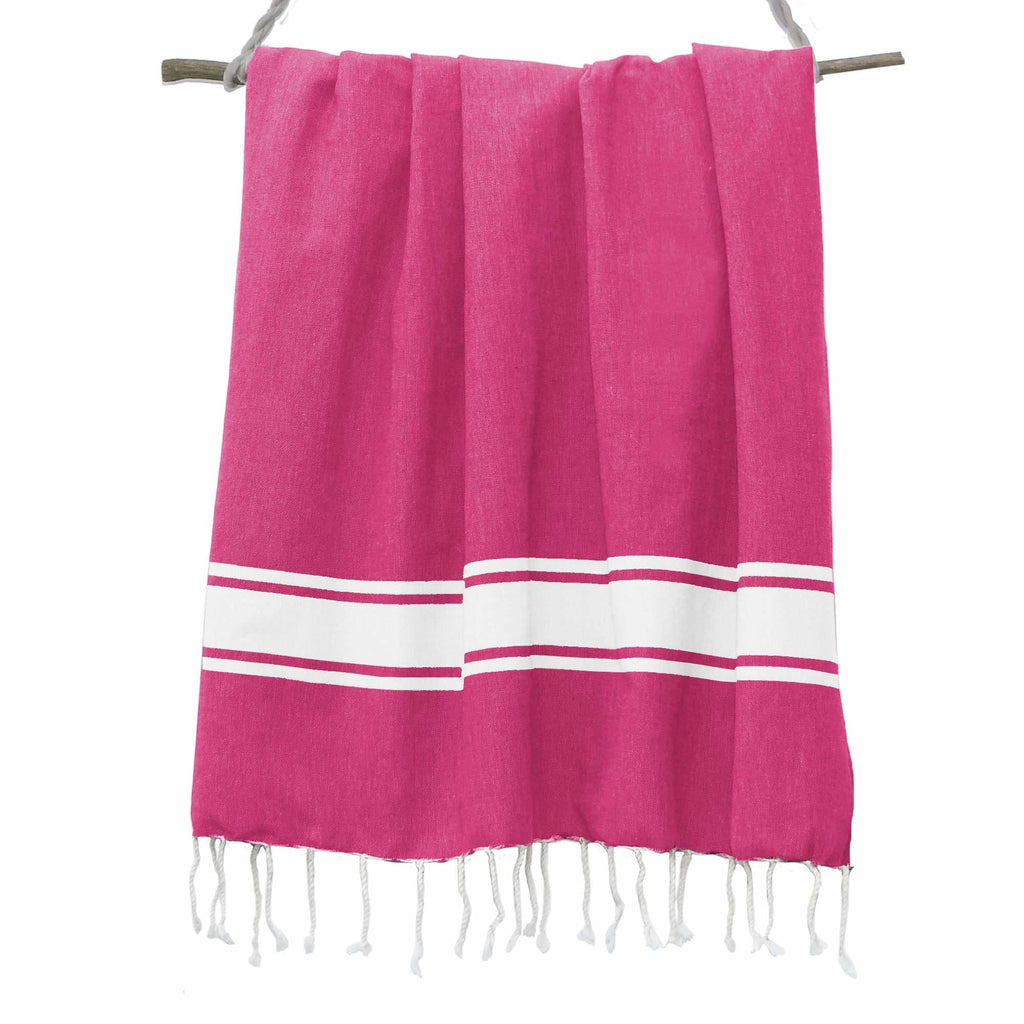Malibu - Set of 2 Foutas - Fuchsia Pink