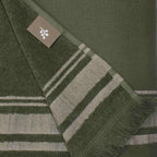 Faro - Fouta Terry - Verde Caqui/Gris