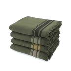 Faro - Fouta Terry - Verde Caqui/Gris