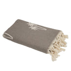Palmier - Fouta Jacquard - Taupe Clair