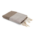 Ibiza - Fouta Panal de Abeja - Topo Claro