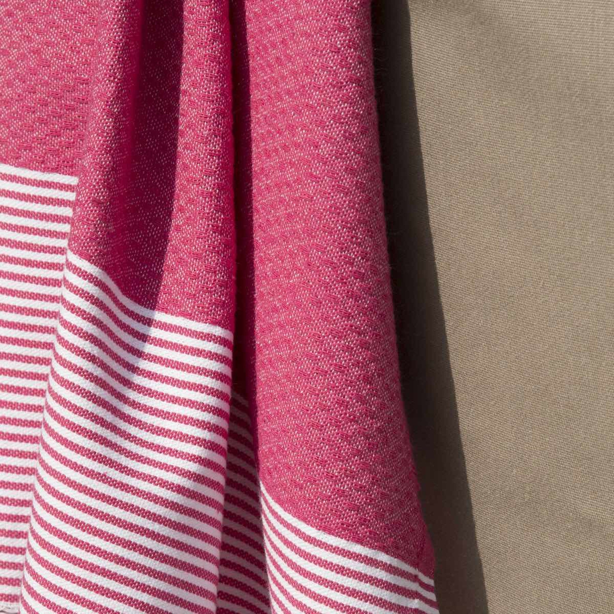 Ibiza - Fouta Panal - Rosa Fucsia
