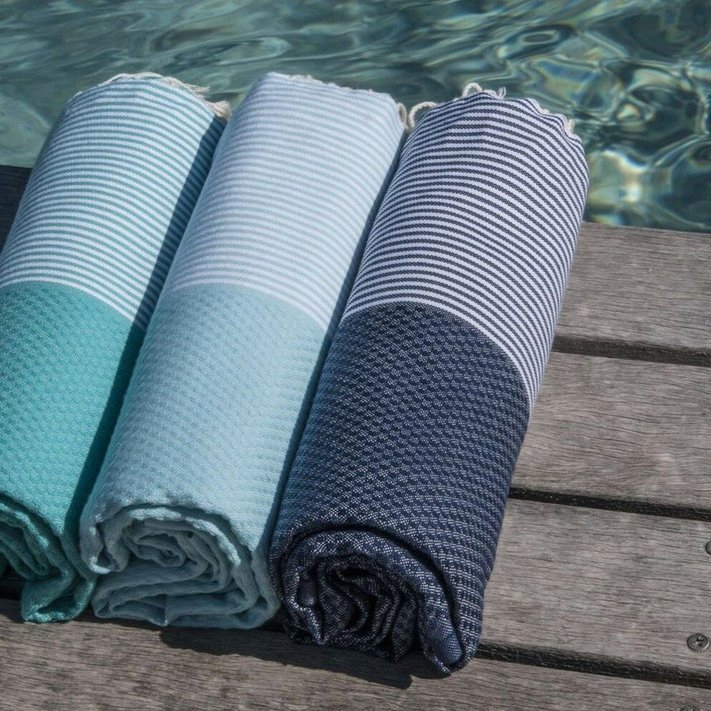 Ibiza - Fouta Panal - Azul Denim