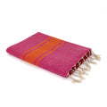 St Tropez - Fouta bicolor - Rosa Fucsia/Naranja