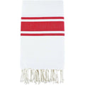 St Tropez - Fouta Blanche - Blanc/Rouge