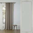 Ernest - Eyelet Curtain - Washed Linen - Natural/Black