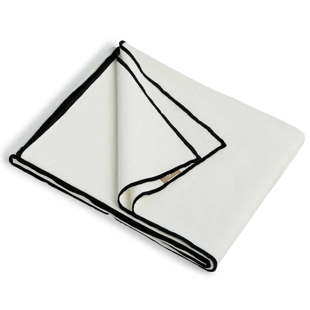 Ernest - Mantel - Lino Lavado - Blanco/Negro