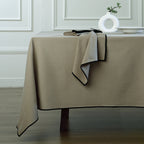 Ernest - Nappe - Lin Lavé - Naturel/Noir