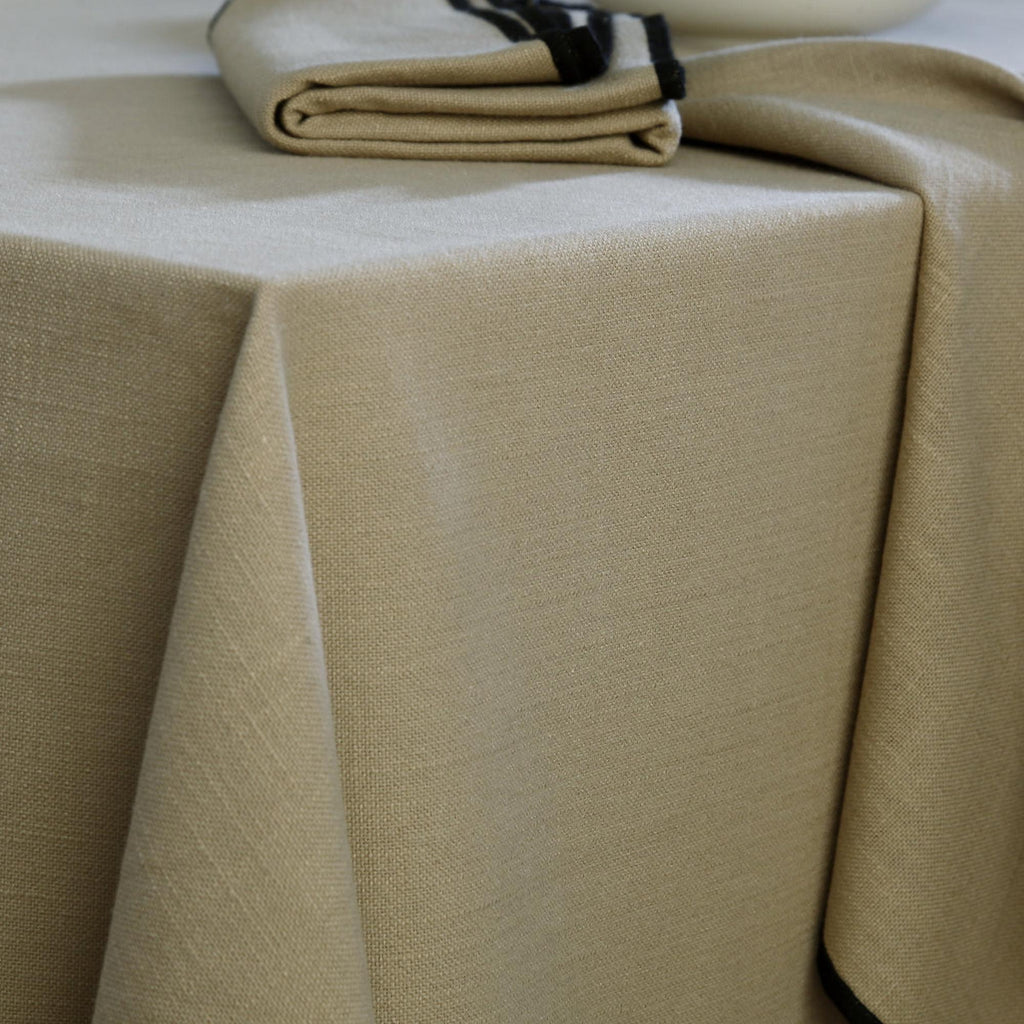 Ernest - Tablecloth - Natural/Black