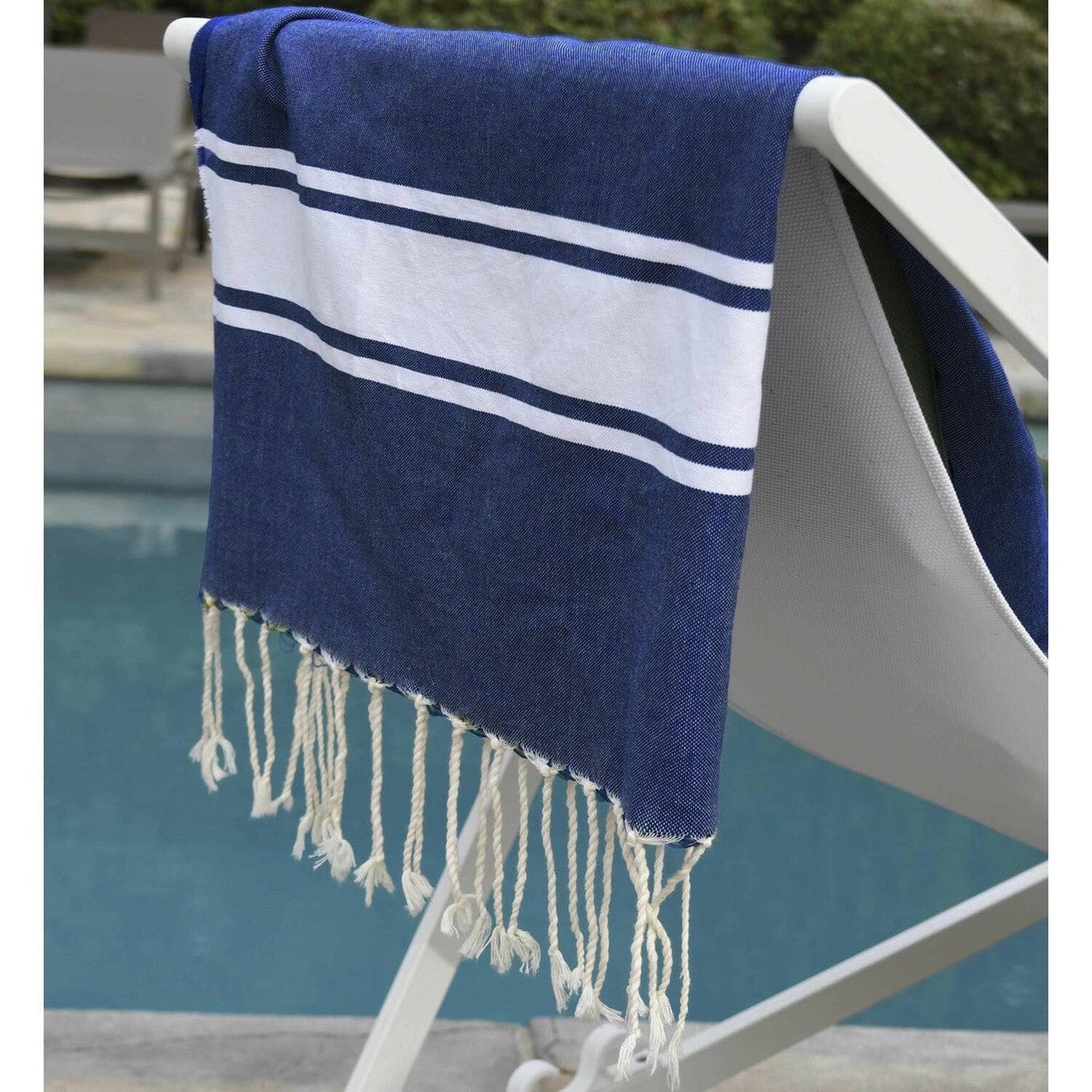 St Tropez - Fouta - Azul Griego