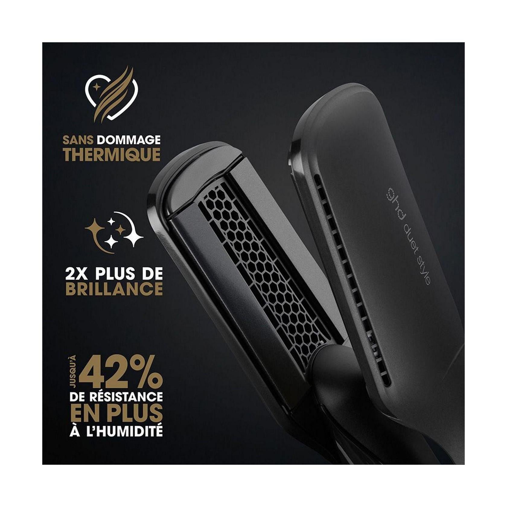 Plancha de Secado 2 en 1 Ghd Duet Style Negro