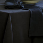 Louis - Mantel - Tela De Algodón - Carbón