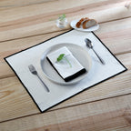 Jules - Serviette De Table (X4) - Blanc/Noir