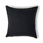Jules - Housse De Coussin - Toile De Coton - Fusain/Sable
