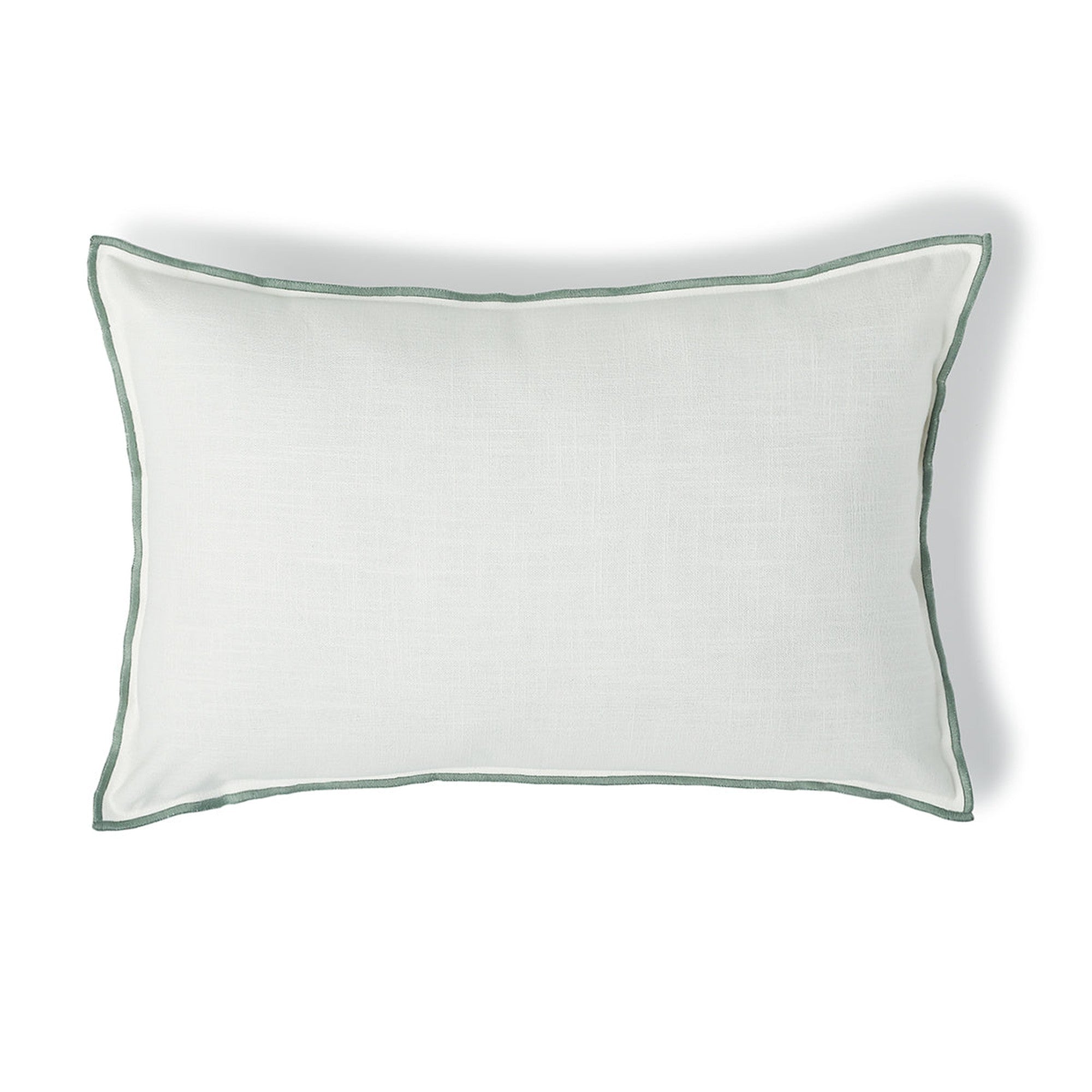 Jules - Cojín - Lona De Algodón - Blanco/Celadón