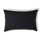 Jules - Cushion - Cotton Canvas - Charcoal/Sand