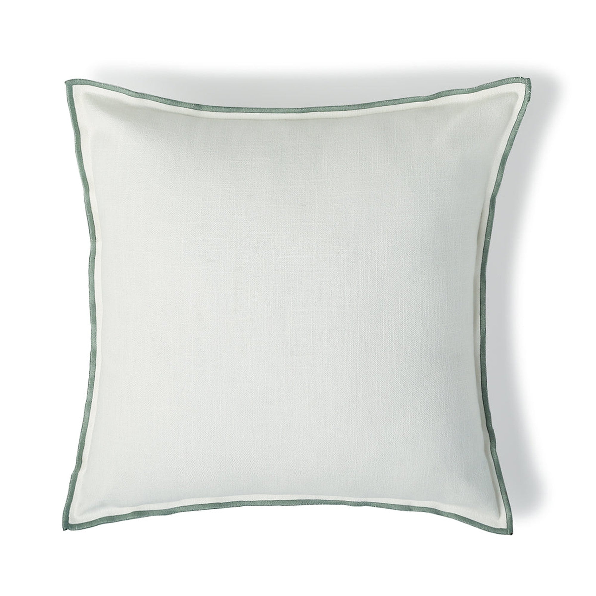 Jules - Cojín - Lona De Algodón - Blanco/Celadón