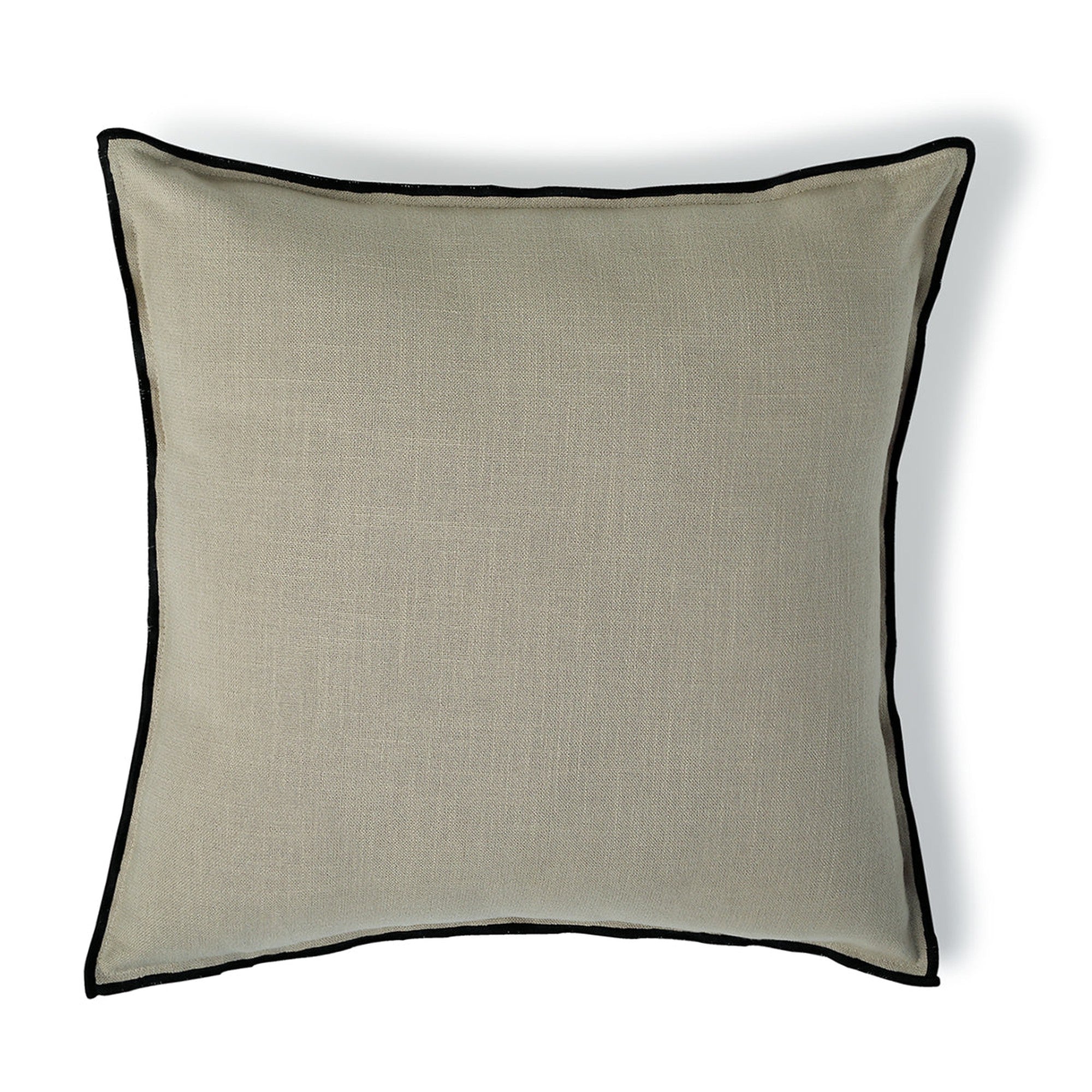 Jules - Cushion - Cotton Canvas - Natural/Black