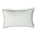Jules - Cojín - Lona De Algodón - Blanco/Celadón
