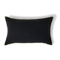 Jules - Cushion - Cotton Canvas - Charcoal/Sand