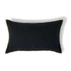 Jules - Cushion - Cotton Canvas - Charcoal/Sand