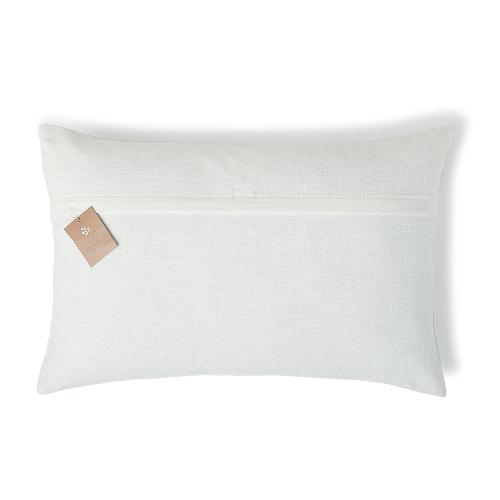 Victor - Coussin - Toile De Coton - Blanc